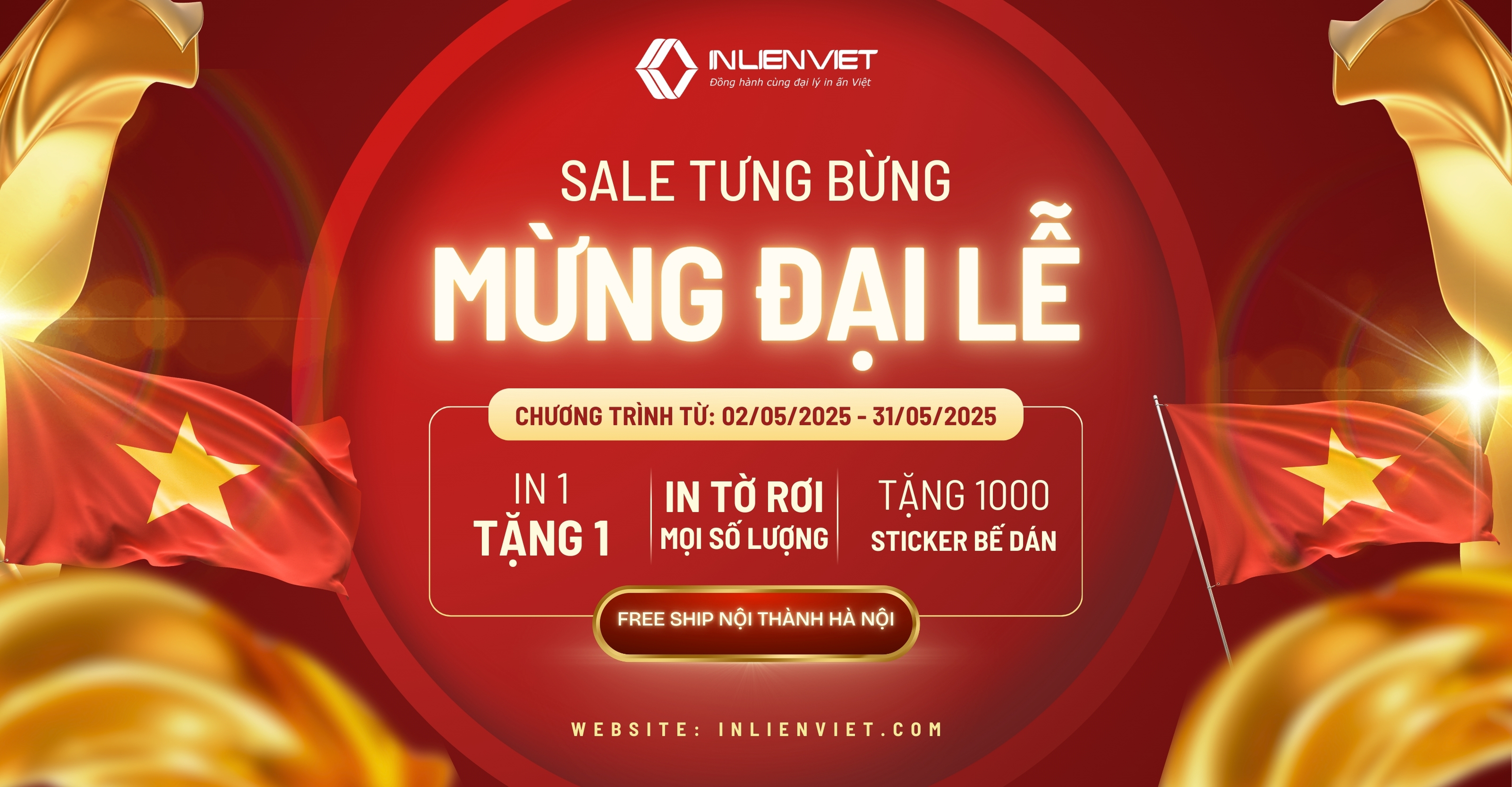 Sale tưng bừng, mừng đại lễ
